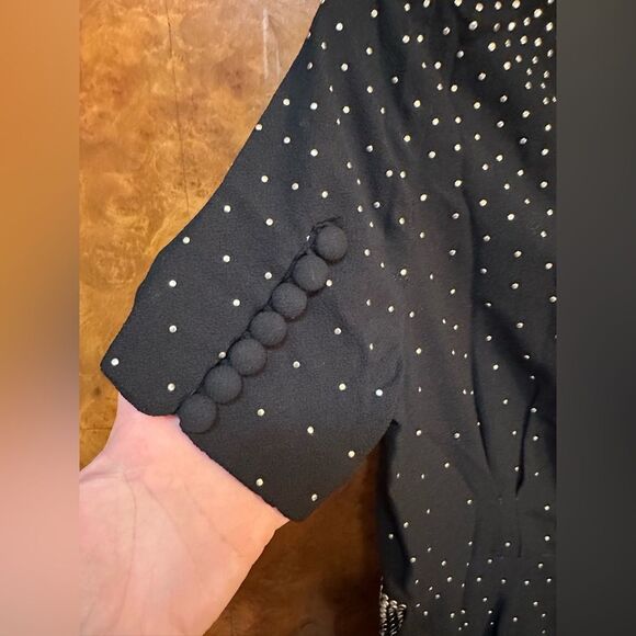 Elegant Vintage NYC Black Studded Dress - Picture 8 of 13